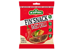 Kupiec Fin'Snack Snacki żytnie o smaku słodkiego chili 100 g