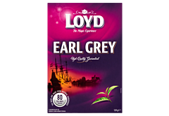 Loyd Earl Grey Herbata czarna aromatyzowana 120 g (80 x 1,5 g)