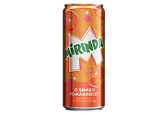 Mirinda Napój gazowany o smaku pomarańczy 330 ml