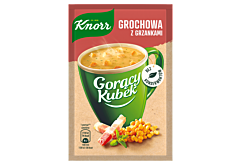 Knorr Gorący Kubek Grochowa z grzankami 21 g