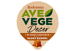 Bakoma Ave Vege Deser na kremie kokosowym smak słony karmel 150 g