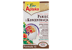 Fito Apteka Suplement diety herbatka ziołowa pamięć i koncentracja 40 g (20 x 2 g)