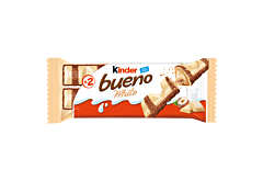 Kinder Bueno White Wafel pokryty białą czekoladą wypełniony nadzieniem 39 g (2 sztuki)