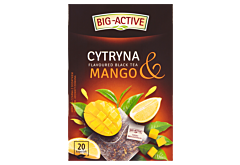 Big-Active Herbata czarna cytryna & mango 40 g (20 x 2 g)