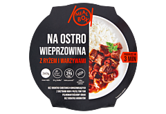 Meal Box Na ostro wieprzowina z ryżem i warzywami 360 g