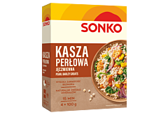 Sonko Kasza jęczmienna perłowa 400 g (4 x 100 g)