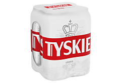 Tyskie Piwo jasne 2 l (4 x 0,5 l)