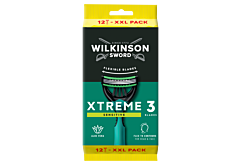 Wilkinson Sword XXL Xtreme 3 Sensitive Maszynka do golenia z 3 ostrzami 12 sztuk