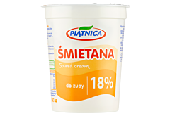 Piątnica Śmietana 18 % 400 g