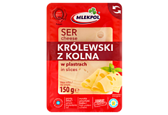 Mlekpol Ser królewski z Kolna w plastrach 150 g