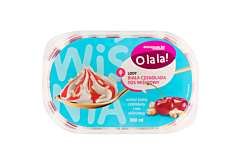 O la la! Lody biała czekolada sos wiśniowy 900 ml