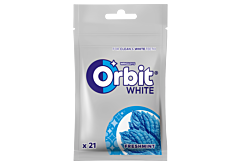 Orbit White Freshmint Bezcukrowa guma do żucia 29 g (21 sztuk)